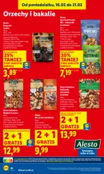 Gazetka promocyjna Lidl - GAZETKA - Gazetka - ważna od 21.02 do 21.02.2026 - strona 40 - produkty: Migdały łuskane, Por, Gra, Migdały, Sport, Rodzynki, Mieszanka bakaliowa
