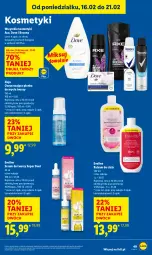Gazetka promocyjna Lidl - GAZETKA - Gazetka - ważna od 21.02 do 21.02.2026 - strona 49 - produkty: Ser, Rum, Serum do twarzy, Eveline, Rexona, Balsam do ciała, Pianka do mycia twarzy, Dove, Serum, Ziaja