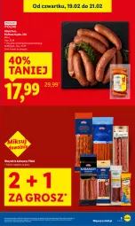 Gazetka promocyjna Lidl - GAZETKA - Gazetka - ważna od 21.02 do 21.02.2026 - strona 5 - produkty: Pur, PIKOK, Kabanos, Kiełbasa, Kiełbasa śląska