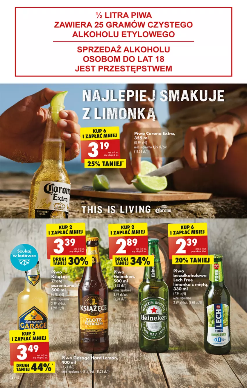 Gazetka promocyjna Biedronka - ważna 04.07 do 09.07.2022 - strona 34 - produkty: Fa, Gra, LG, Limonka, Piwa, Piwo