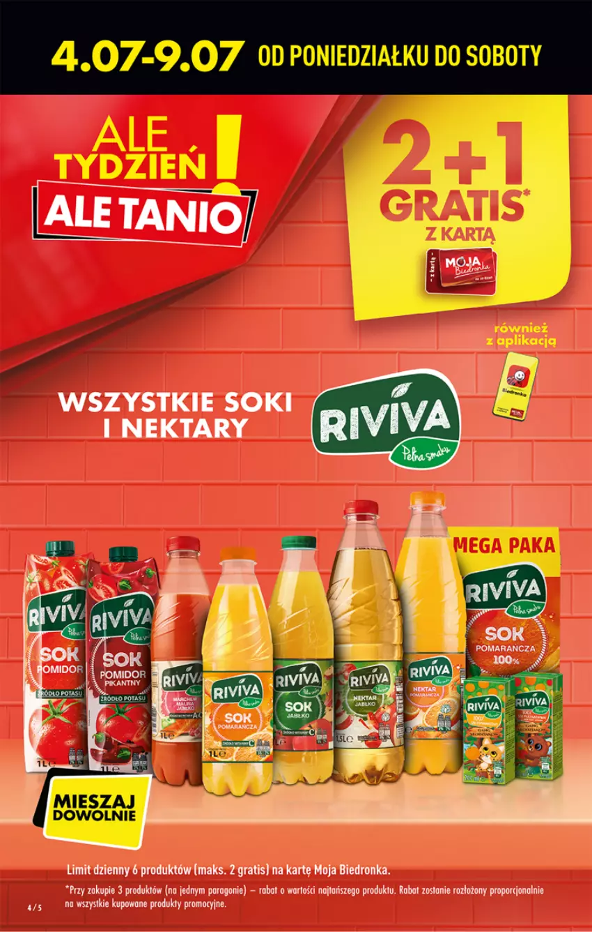 Gazetka promocyjna Biedronka - ważna 04.07 do 09.07.2022 - strona 4 - produkty: Dron, Gra, Nektar, Por, Sok