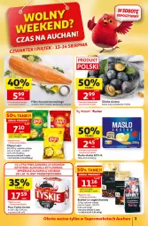 Gazetka promocyjna Auchan - Gazetka 30 Lat Supermarket Auchan - Gazetka - ważna od 19.08 do 19.08.2026 - strona 3 - produkty: Piwo, Sos, Węgiel drzewny, Chipsy, Tyskie, Masło