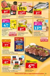 Gazetka promocyjna Auchan - Gazetka 30 Lat Supermarket Auchan - Gazetka - ważna od 19.08 do 19.08.2026 - strona 5 - produkty: Kurczak, Warzywa, Ser, Brie, Parówki, Carte d'Or, Lody, Schab wieprzowy, Camembert, Burger, Kotlet, Pstrąg, Ser pleśniowy, Berlinki