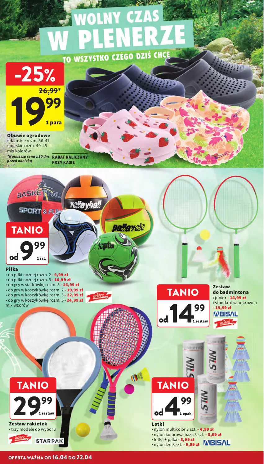 Gazetka promocyjna Intermarche - Gazetka Intermarche - ważna 16.04 do 22.04.2026 - strona 40 - produkty: Gry, Kosz, Noż, Obuwie