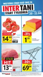 Gazetka promocyjna Intermarche - Gazetka Intermarche - Gazetka - ważna od 22.04 do 22.04.2026 - strona 44 - produkty: Ser, Szynka wieprzowa, Rörets, Szynka, Suszarka, Gouda, Suszarka na pranie