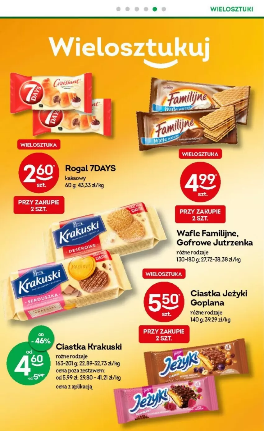 Gazetka promocyjna Żabka - ważna 13.09 do 19.09.2023 - strona 19 - produkty: Ciastka, Fa, Goplana, Jeżyki, Jutrzenka, Kakao, Krakus, Krakuski, LANA, Rogal, Wafle