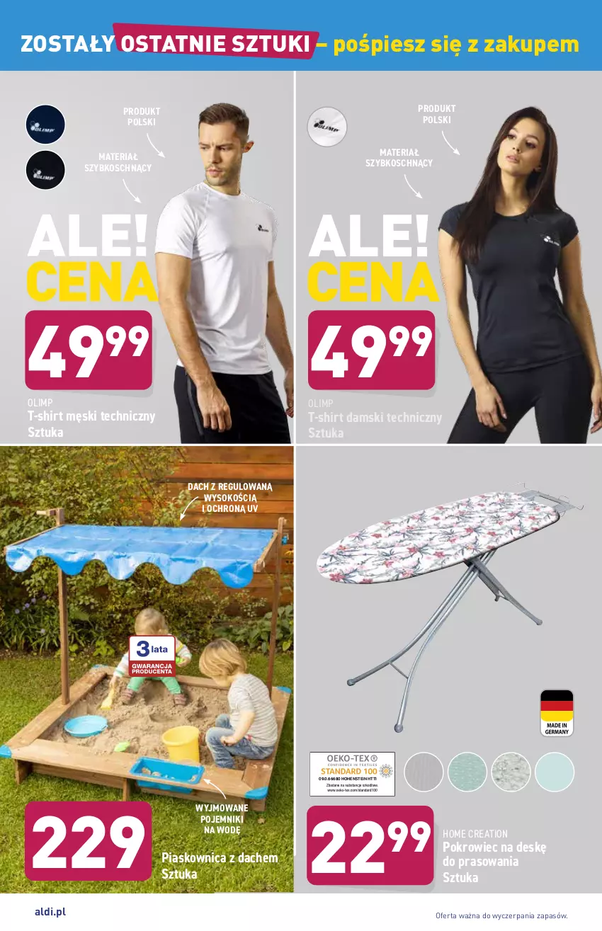 Gazetka promocyjna Aldi - ważna 28.07 do 31.07.2021 - strona 23 - produkty: Pojemnik, Pokrowiec, Pokrowiec na deskę, Sok, T-shirt