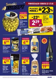 Gazetka promocyjna Aldi - ALE! CENA w ALDI - Gazetka - ważna od 06.03 do 06.03.2021 - strona 15 - produkty: Ciasto francuskie, Sos, Gin, Oliwki, Stek, Skandinavic’s, Tera, Sezam, Oliwa z oliwek