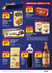 Gazetka promocyjna Aldi - ALE! CENA w ALDI - Gazetka - ważna od 06.03 do 06.03.2021 - strona 17 - produkty: Earl Grey, Gin, Gra, Columbia, Chałwa, Kawa mielona, Kawa, Herbata czarna, Tera, Napój gazowany, Syrop, Danio, Chleb, Gimoka, Herbata, Kakao, Napój, Kokos, Fa