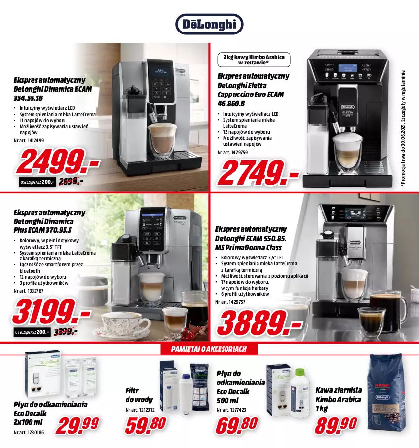 Gazetka promocyjna Media Markt - Gazetka Media Markt - ważna 14.06 do 30.06.2021 - strona 20 - produkty: Amica, BIC, Cappuccino, Kawa, Kawa ziarnista, Mięta, Prima, Smartfon