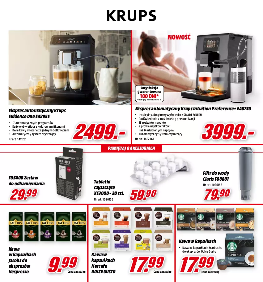 Gazetka promocyjna Media Markt - Gazetka Media Markt - ważna 14.06 do 30.06.2021 - strona 23 - produkty: Dolce Gusto, Fa, Gra, Jacobs, Kawa, Krups, Mięta, Tablet