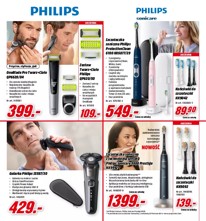 Gazetka promocyjna Media Markt - Gazetka Media Markt - ważna 14.06 do 30.06.2021 - strona 3 - produkty: Golarka, Gra, Intel, Końcówki do szczoteczk, Mobil, Philips, Por, Szczoteczka, Szczoteczka soniczna