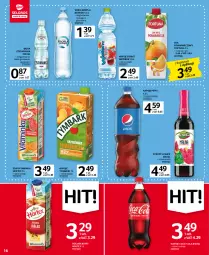 Gazetka promocyjna Selgros - Oferta spożywcza - Gazetka - ważna od 01.02 do 01.02.2023 - strona 16 - produkty: Sok pomarańczowy, Sok, Mus, Inka, Coca-Cola, Napoje, Pepsi, Fortuna, Sok jabłkowy, Tymbark, Syrop, Kubuś Waterrr, Kubuś, Woda, Syropy, Cisowianka, Hortex