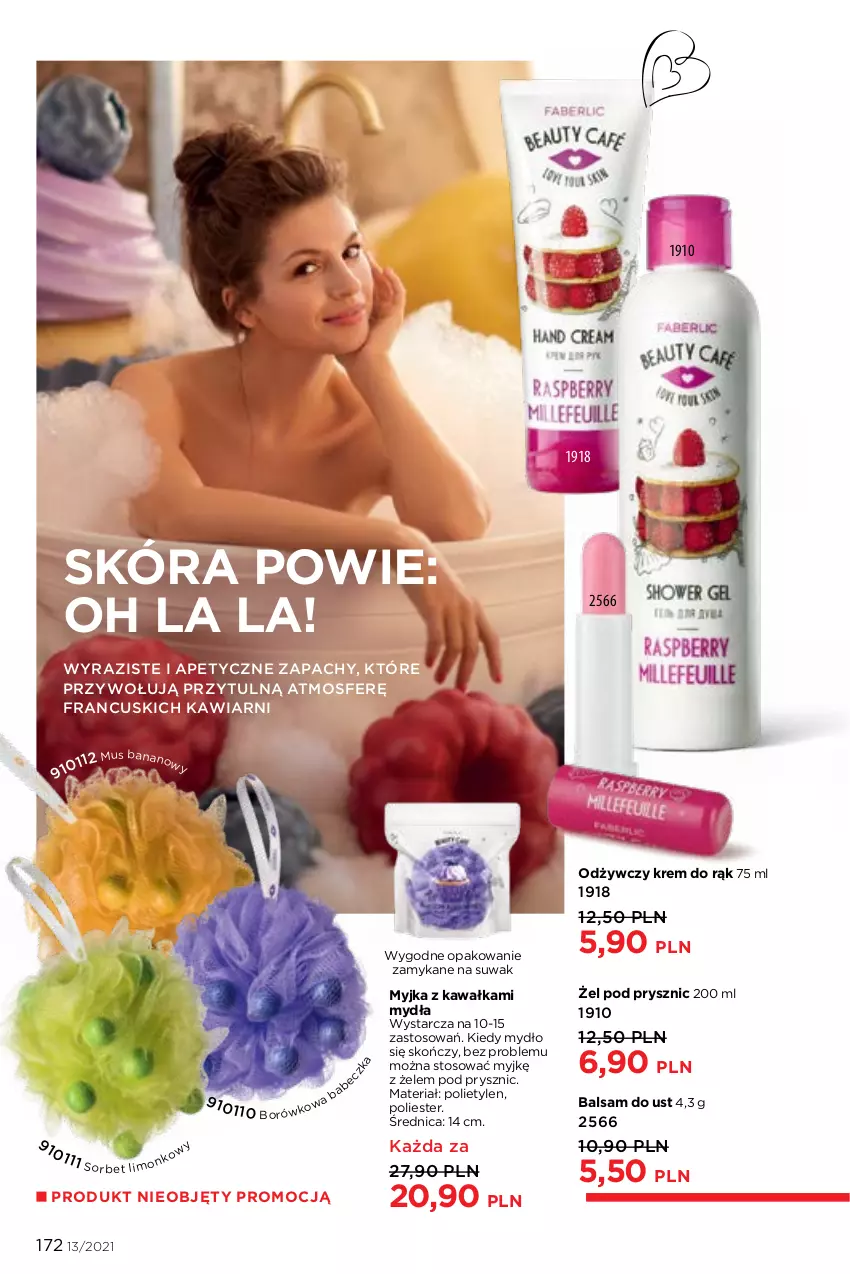 Gazetka promocyjna Faberlic - Gazetka - ważna 06.09 do 26.09.2021 - strona 172 - produkty: Balsam do ust, Kawa, Krem do rąk, Mydło