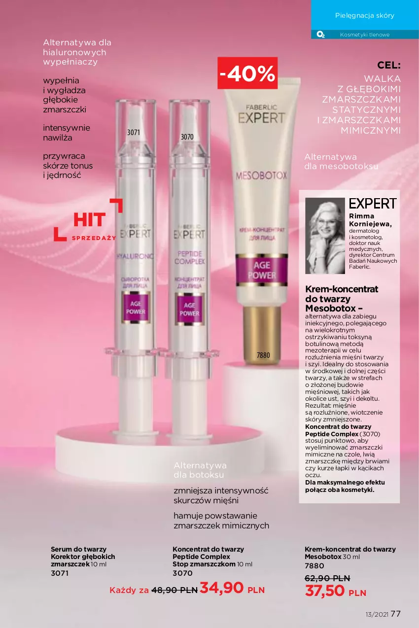 Gazetka promocyjna Faberlic - Gazetka - ważna 06.09 do 26.09.2021 - strona 77 - produkty: Fa, Mars, Pielęgnacja skóry, Rum, Ser, Serum, Serum do twarzy, Tera, Top