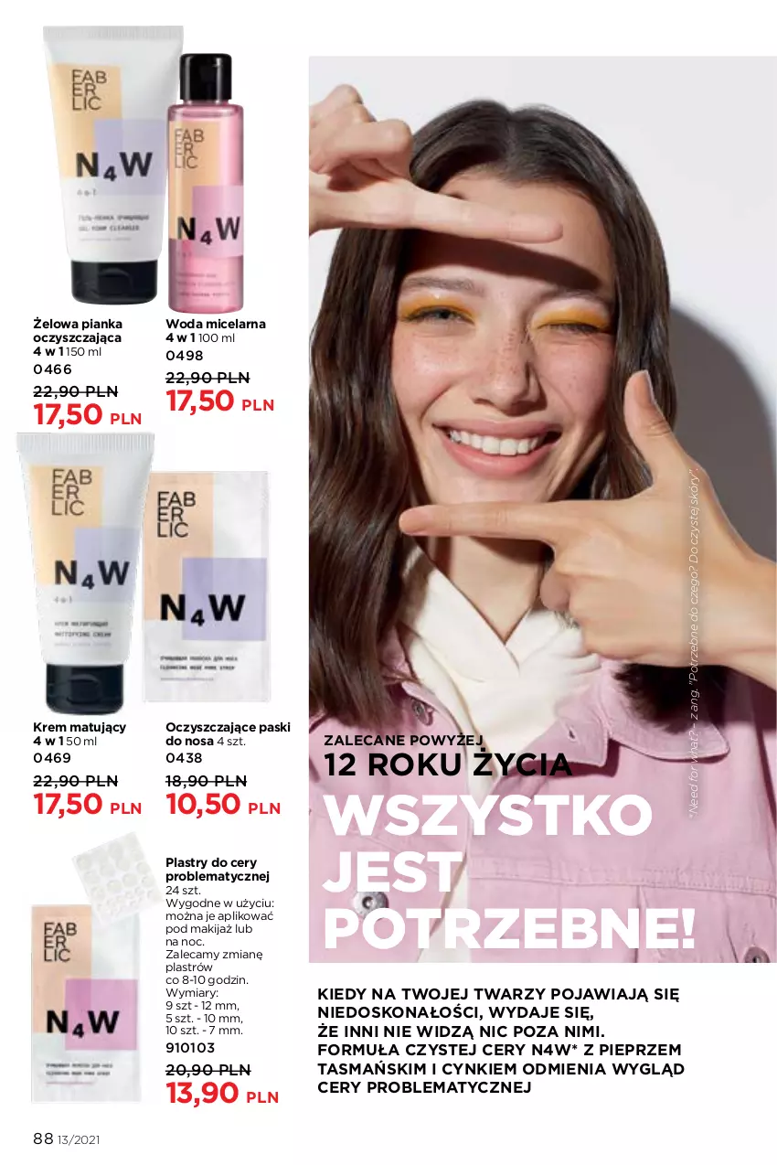 Gazetka promocyjna Faberlic - Gazetka - ważna 06.09 do 26.09.2021 - strona 88 - produkty: Cynk, Makijaż, Pieprz, Woda, Woda micelarna