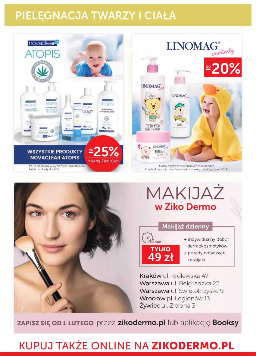 Gazetka promocyjna Ziko - Gazetka Ziko Dermo - ważna 06.04 do 19.04.2023 - strona 6 - produkty: Gra, LG, Linomag, Makijaż, Por, Ser