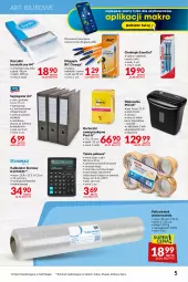 Gazetka promocyjna Makro - Najlepsze oferty - oferta z alkoholem - Gazetka - ważna od 04.03 do 04.03.2024 - strona 5 - produkty: Mop, BIC, Karteczki samoprzylepne, Długopis, Kosz, Klej, Niszczarka, Taśma pakowa, Biuro, Waga, Dźwig