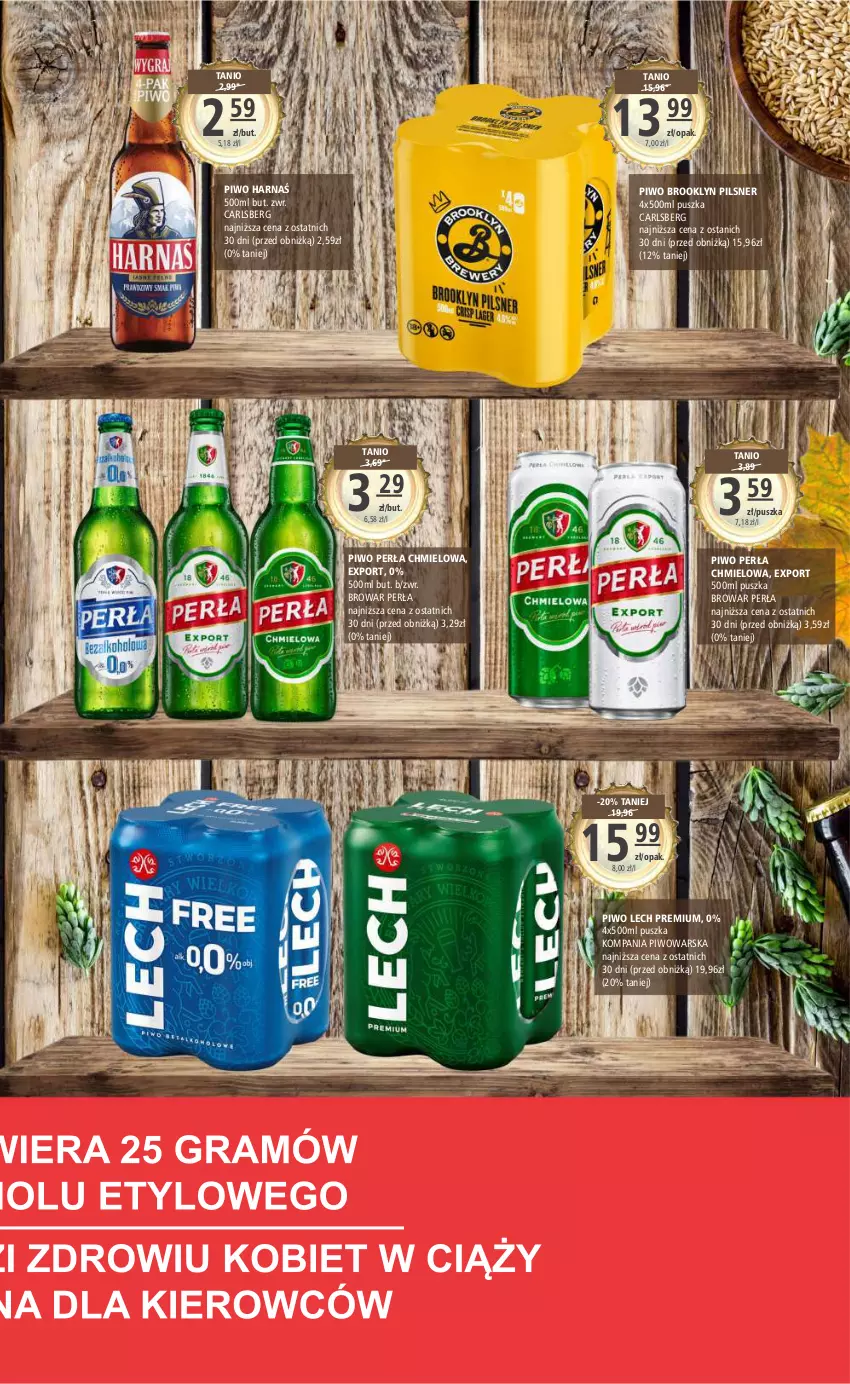 Gazetka promocyjna Arhelan - Gazetka - ważna 17.11 do 26.11.2023 - strona 15 - produkty: Carlsberg, Harnaś, Lech Premium, Perła, Piwo, Por