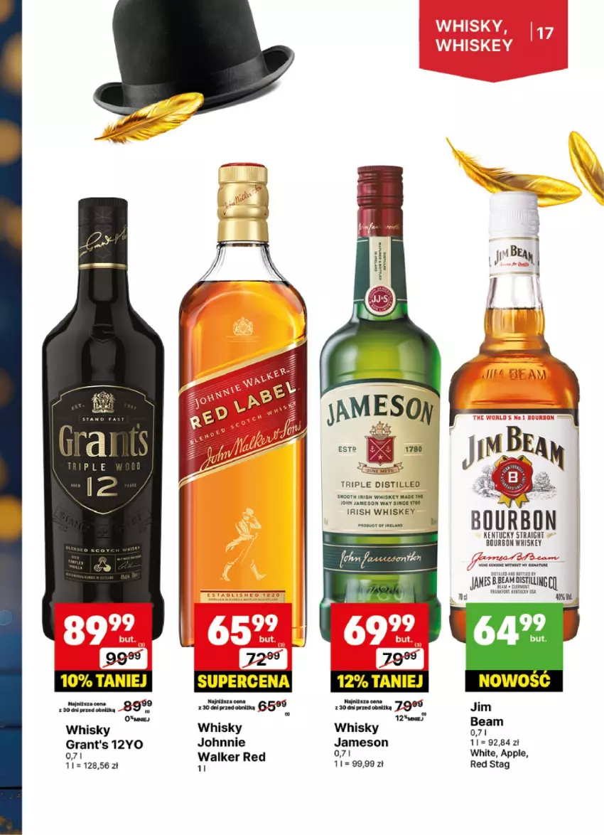 Gazetka promocyjna Delikatesy Centrum - DeliBarek DC02-DC03 - ważna 09.01 do 19.01.2025 - strona 17 - produkty: Gra, Grant's, Jameson, Whiskey, Whisky