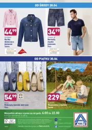 Gazetka promocyjna Aldi - Gazetka - ważna od 30.04 do 30.04.2021 - strona 36 - produkty: Gra, Mokasyny, Bermudy, Kurtka, Pocopiano, Fa