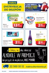 Gazetka promocyjna Makro - [Oferta promocyjna] Dostawa - Gazetka - ważna od 24.12 do 24.12.2021 - strona 1 - produkty: Ser, Mus, Benecol, Zott, Czekolada, E. Wedel, Deser, Napój, Monte, Napój musujący