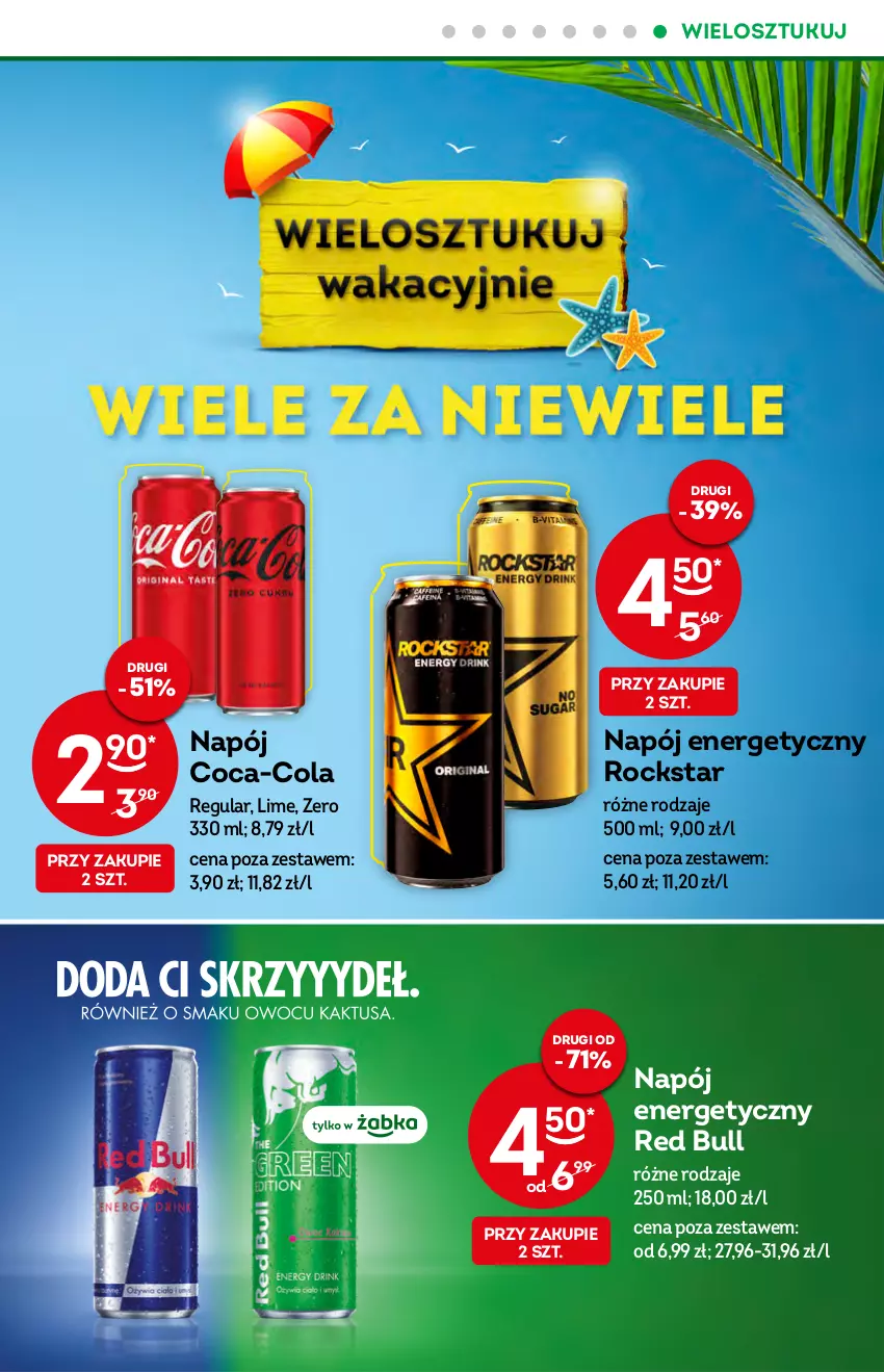 Gazetka promocyjna Żabka - ważna 29.06 do 05.07.2022 - strona 15 - produkty: Coca-Cola, Napój, Napój energetyczny, Red Bull