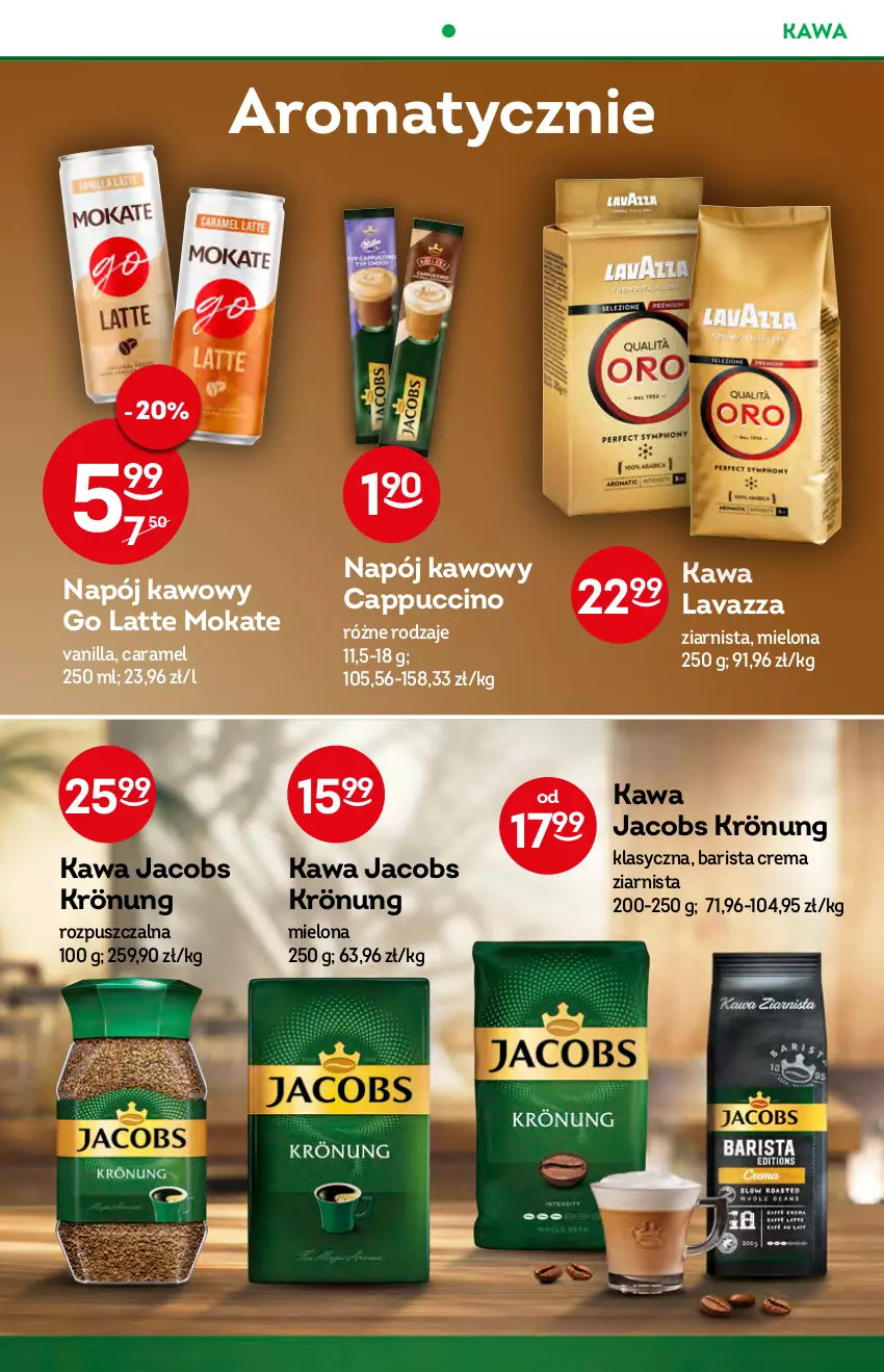 Gazetka promocyjna Żabka - ważna 29.06 do 05.07.2022 - strona 44 - produkty: Cappuccino, Jacobs, Jacobs Krönung, Kawa, Lavazza, Napój