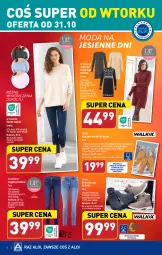 Gazetka promocyjna Aldi - Artykuły przemysłowe i tekstylia - Gazetka - ważna od 04.11 do 04.11.2023 - strona 6 - produkty: Sweter, Top, Gin, Buty, LANA, Wełna, Moda, Atomic, Sukienka, Wkładki, Fa