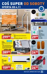 Gazetka promocyjna Aldi - Artykuły przemysłowe i tekstylia - Gazetka - ważna od 04.11 do 04.11.2023 - strona 9 - produkty: Odkurzacz, Top, Sok, Por, Gra, Pendrive, Odkurzacze, Rama, Głośnik, Stół, Parasol, Wazon, Ogrzewanie, Termowentylator, Obrus, Lakier, Akumulator, LG