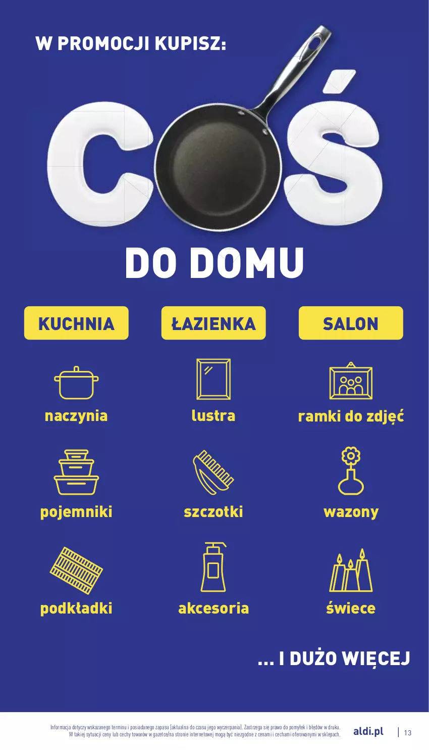 Gazetka promocyjna Aldi - Katalog moda i dom - ważna 19.10 do 22.10.2022 - strona 13 - produkty: Kuchnia, Podkład, Pojemnik, Wazon