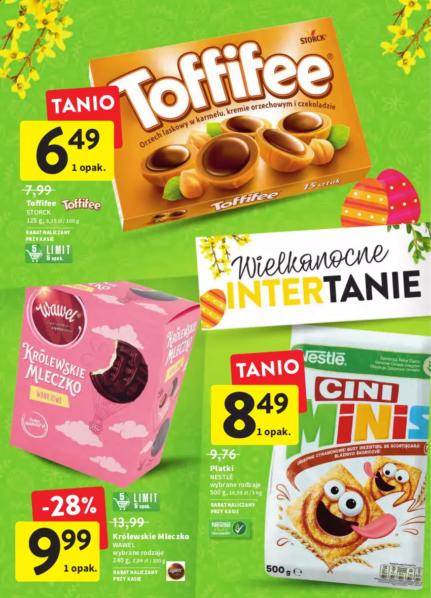 Gazetka promocyjna Intermarche - Wielkanoc - ważna 12.04 do 19.04.2022 - strona 10 - produkty: Królewski, Królewskie Mleczko, Mleczko, Nestlé, Wawel