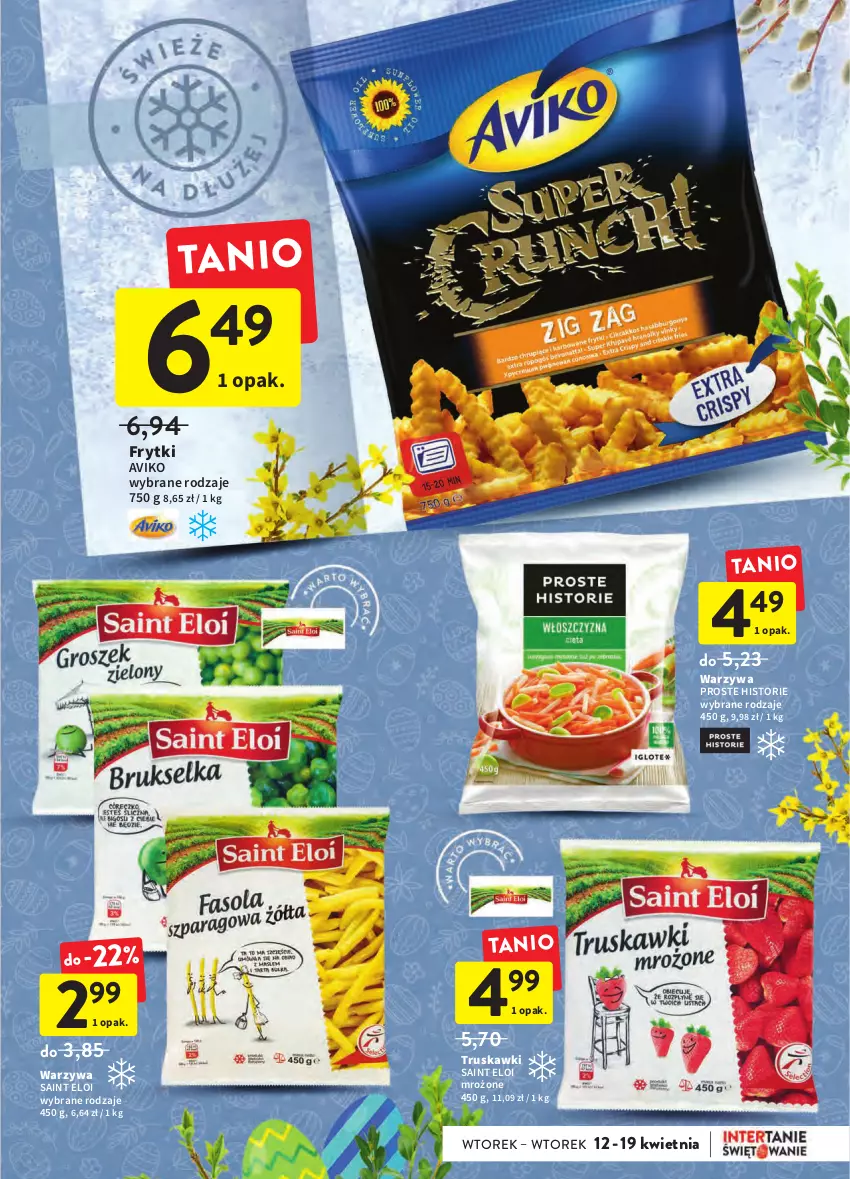 Gazetka promocyjna Intermarche - Wielkanoc - ważna 12.04 do 19.04.2022 - strona 37 - produkty: Frytki, Truskawki, Warzywa