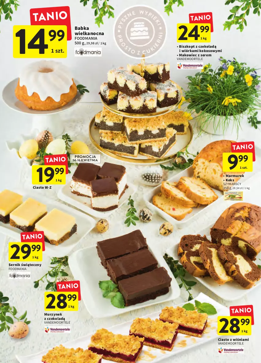 Gazetka promocyjna Intermarche - Wielkanoc - ważna 12.04 do 19.04.2022 - strona 38 - produkty: Babka, Kokos, Makowiec, Murzynek, Ser