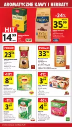 Gazetka promocyjna Intermarche - Gazetka Intermarche - Gazetka - ważna od 29.10 do 29.10.2024 - strona 26 - produkty: Kawa rozpuszczalna, Kawa zbożowa, Kawa ziarnista, Kawa mielona, Kawa, Loyd, Lipton, Prima, Jacobs, Herbata