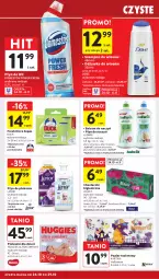 Gazetka promocyjna Intermarche - Gazetka Intermarche - Gazetka - ważna od 29.10 do 29.10.2024 - strona 34 - produkty: Ludwik, Domestos, Papier, Papier toaletowy, Velvet, Dove, Duck, Płyn do płukania, Huggies, Chusteczki, Szampon, Płyn do wc, Dzieci, Odżywka, Lenor