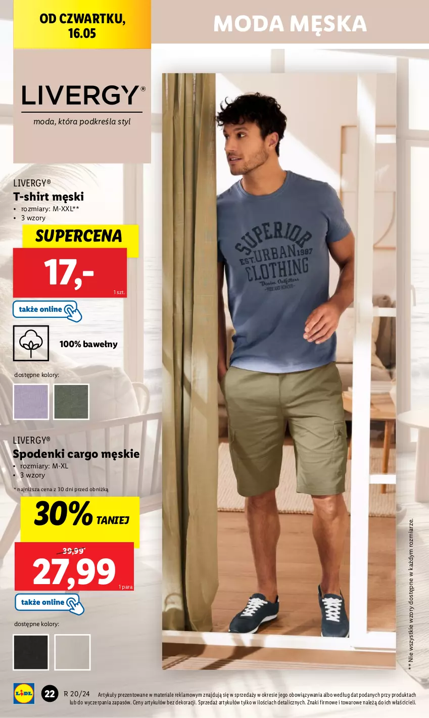 Gazetka promocyjna Lidl - GAZETKA - ważna 13.05 do 18.05.2024 - strona 28 - produkty: Moda, T-shirt