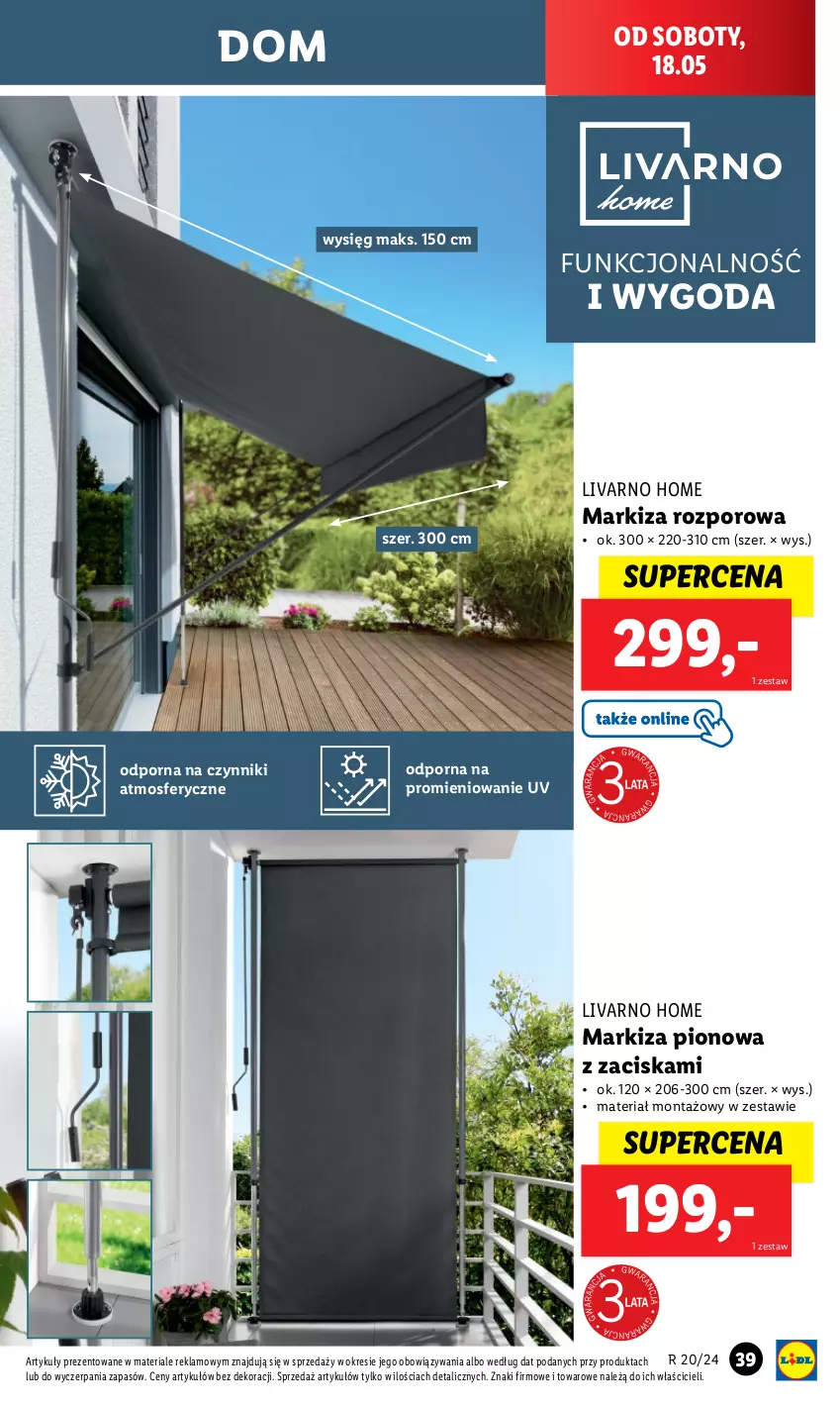 Gazetka promocyjna Lidl - GAZETKA - ważna 13.05 do 18.05.2024 - strona 45 - produkty: Ivar, Markiza, Por