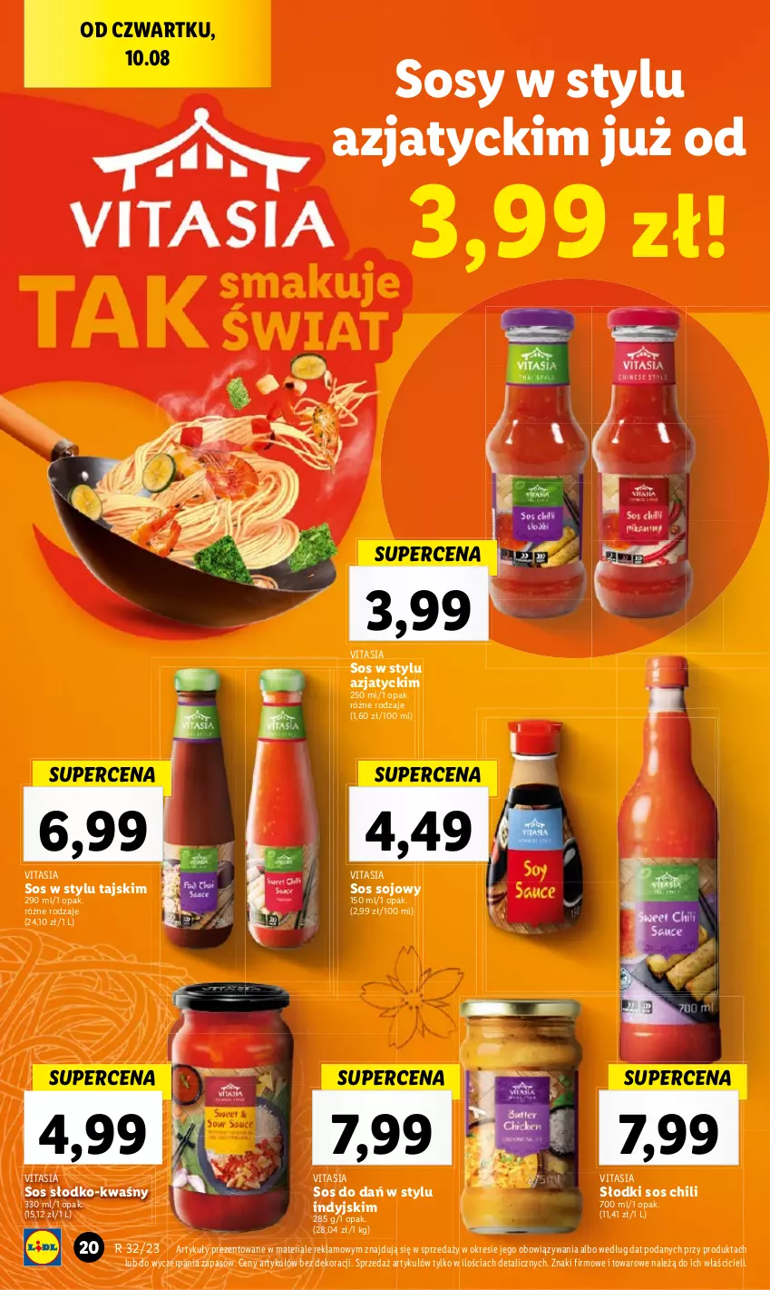 Gazetka promocyjna Lidl - GAZETKA - ważna 10.08 do 12.08.2023 - strona 40 - produkty: Sos, Sos sojowy