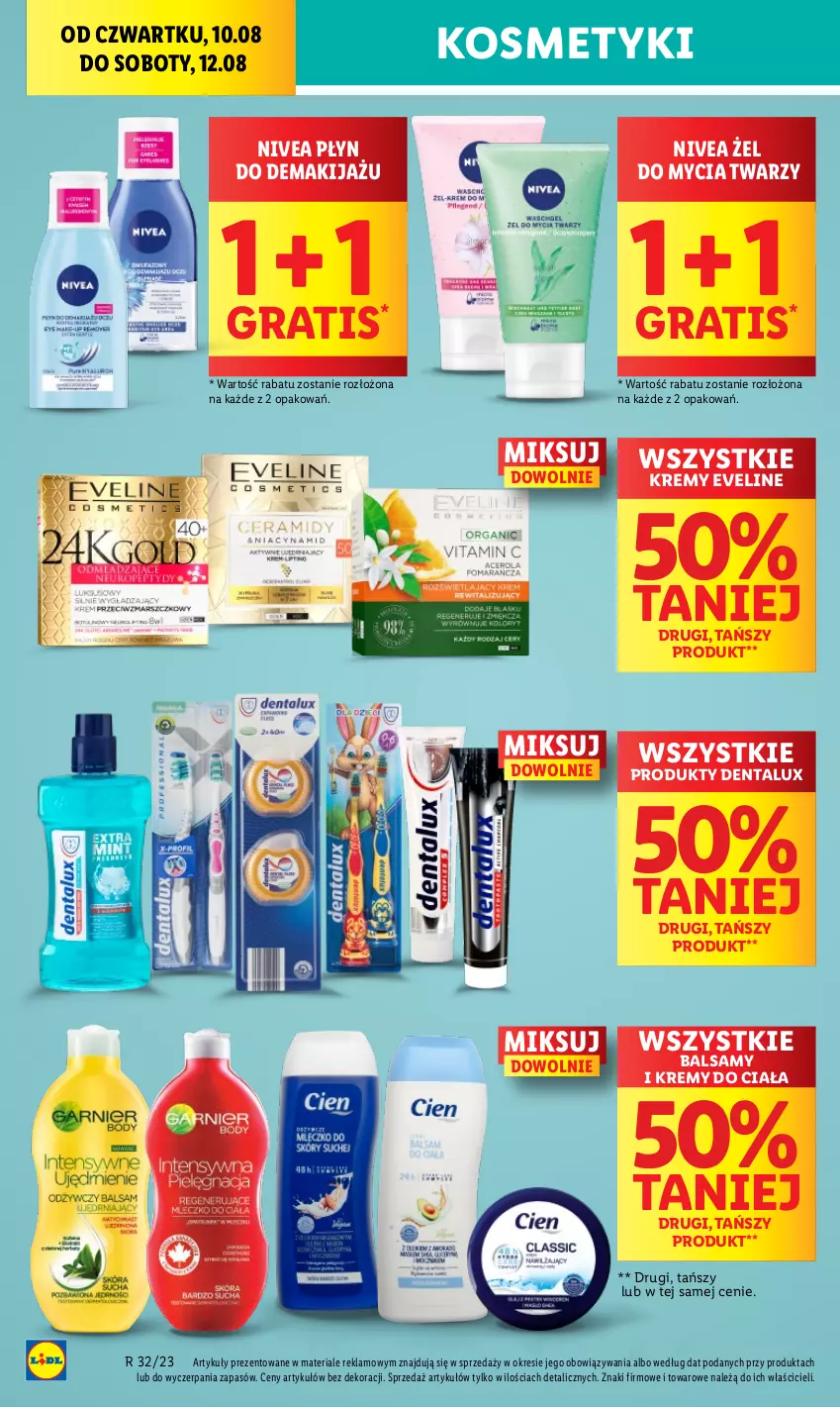 Gazetka promocyjna Lidl - GAZETKA - ważna 10.08 do 12.08.2023 - strona 72 - produkty: Eveline, Gra, Makijaż, Nivea