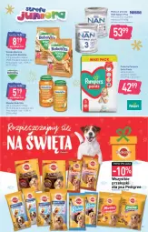 Gazetka promocyjna Stokrotka - Supermarket - Gazetka - ważna od 28.12 do 28.12.2022 - strona 11 - produkty: Por, Mleko w proszku, Pampers, Przekąski dla psa, Pieluchy, BoboVita, NAN Optipro, Pedigree, Mleko