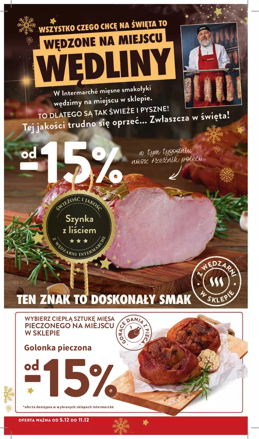 Gazetka promocyjna Intermarche - Gazetka Intermarche - ważna 05.12 do 11.12.2024 - strona 18 - produkty: Golonka pieczona, Piec