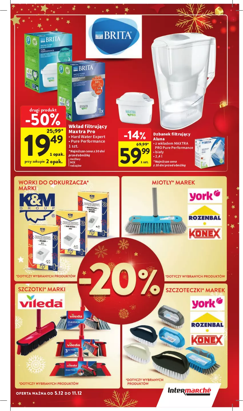 Gazetka promocyjna Intermarche - Gazetka Intermarche - ważna 05.12 do 11.12.2024 - strona 41 - produkty: Dzbanek, Dzbanek filtrujący, Pur, Wkład filtrujący