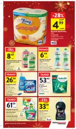 Gazetka promocyjna Intermarche - Gazetka Intermarche - Gazetka - ważna od 11.12 do 11.12.2024 - strona 39 - produkty: Płyn do prania, Ludwik, Pralki, Frosch, Do mycia naczyń, Papier, Balsam do mycia naczyń, Tablet, Proszek do prania, Ręcznik, Rolki, Koncentrat do mycia naczyń, Calgon, Foxy, Perwoll, Zmywarki, Ariel, Kapsułki do prania, Tabletki do zmywarki, LG