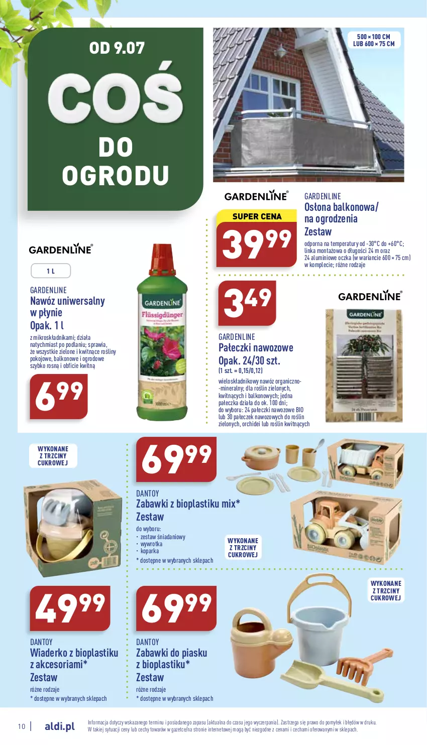 Gazetka promocyjna Aldi - Zaplanuj zakupy wcześniej - ważna 04.07 do 09.07.2022 - strona 10 - produkty: Danio, Inka, Nawóz, Parka, Por, Wywrotka