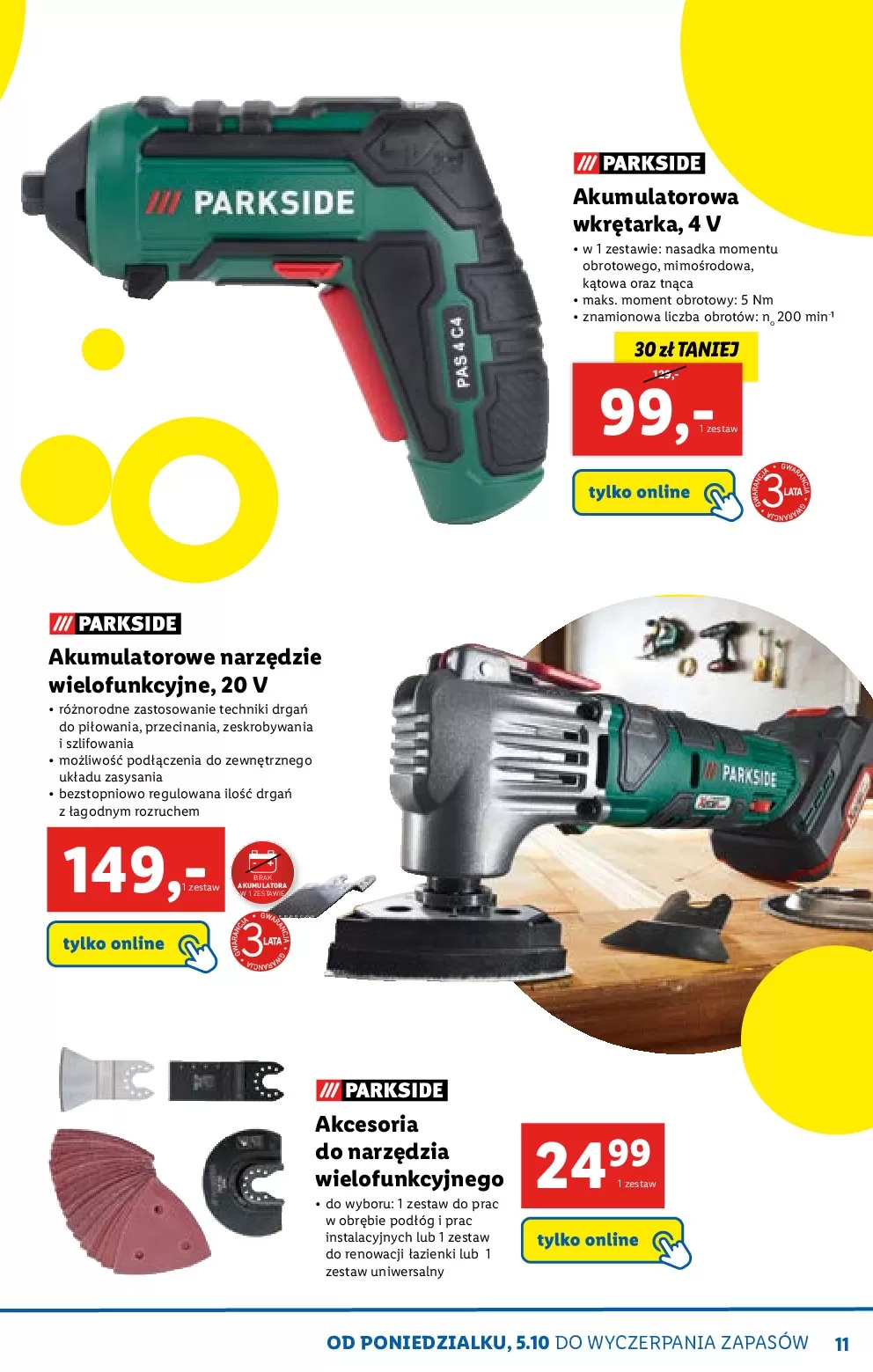 Gazetka promocyjna Lidl - Parkside - ważna 20.11 do 25.11.2020 - strona 11