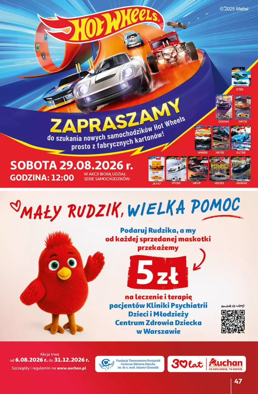 Gazetka promocyjna Auchan - Gazetka 30 Lat Hipermarket Auchan - ważna 27.08 do 02.09.2026 - strona 47 - produkty: Chia, Dzieci, Rum