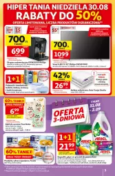 Gazetka promocyjna Auchan - Gazetka 30 Lat Hipermarket Auchan - Gazetka - ważna od 02.09 do 02.09.2026 - strona 3 - produkty: LED TV, Frosta, Gra, Kołdra, Philips, Proszek do prania, Termos, Pojemnik, Daktyle, Danio, Ariel, Fa