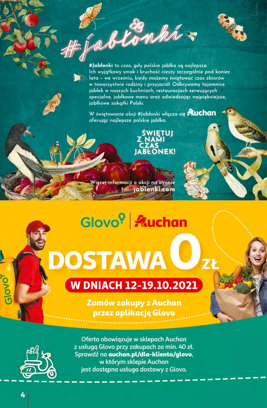 Gazetka promocyjna Auchan - Hiperoszczędzanie z Kartą Skarbonka 2 Hipermarkety - ważna 14.10 do 20.10.2021 - strona 4