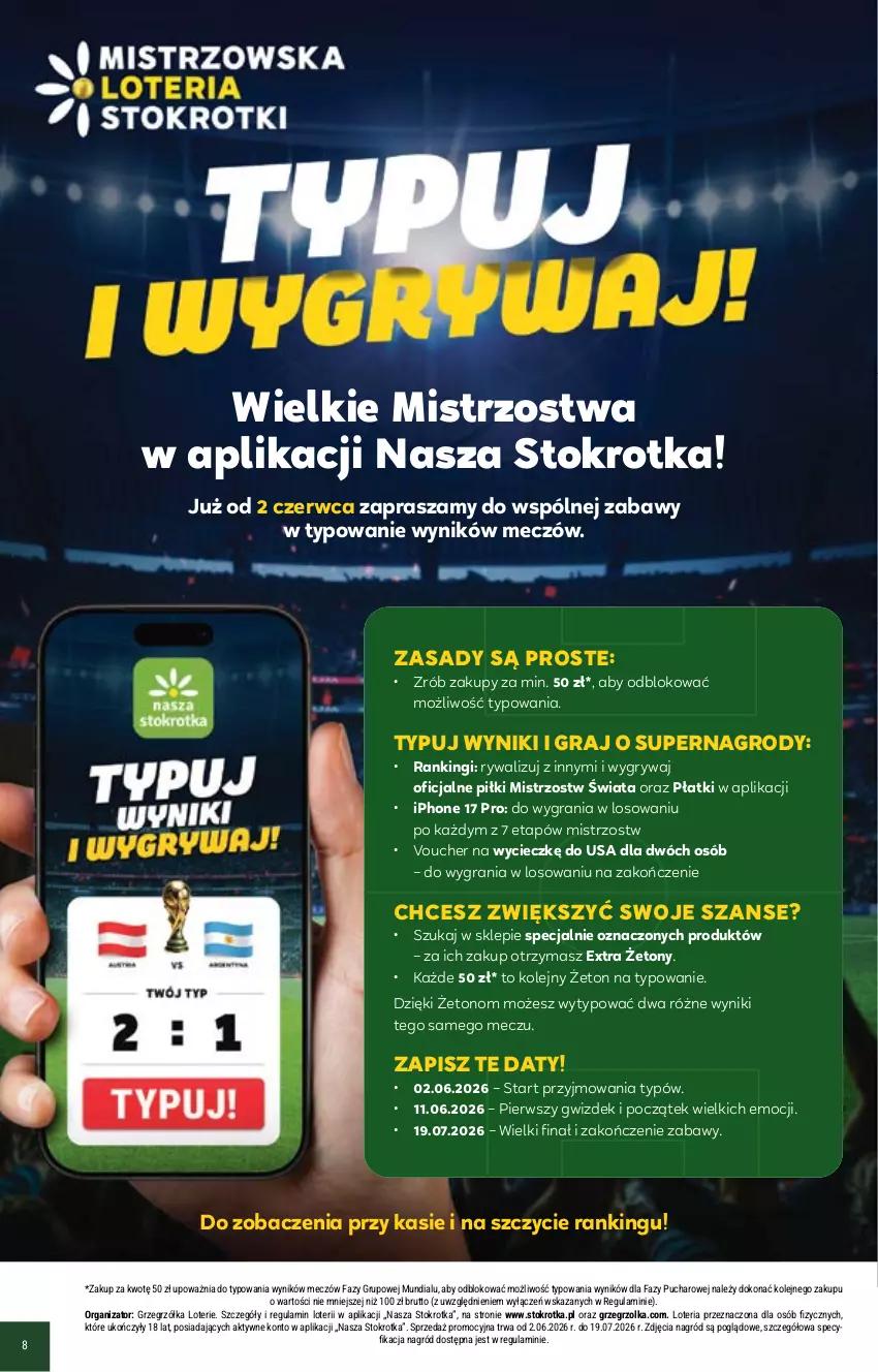 Gazetka promocyjna Stokrotka - Supermarket - ważna 18.06 do 24.06.2026 - strona 8 - produkty: Fa, Gra, Gry, Olej